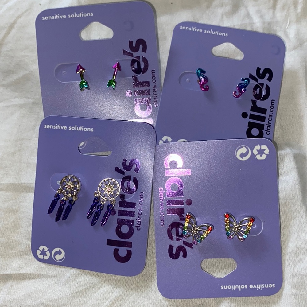 Sensitive solutions Claire’s earrings